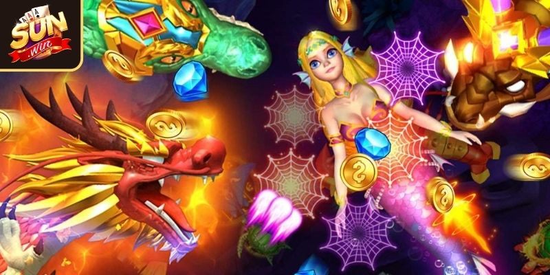 Bắn Cá Long Vương SUNWIN Bí Kíp Săn Thưởng Cực Kỳ Hiệu Quả 2 Hệ thống vũ khí săn Đông Hải Long Vương đa dạng lẫn mạnh mẽ