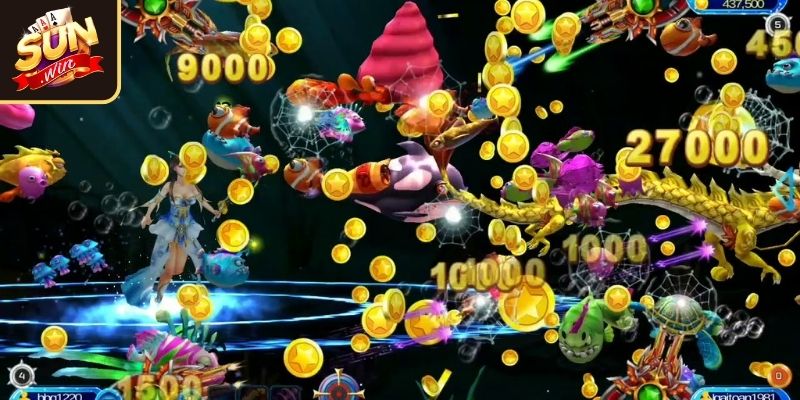 Các tính năng hấp dẫn trong game săn Rồng Vàng SUNWIN