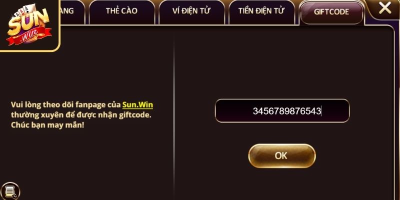 Cách nhận giftcode tài xỉu Sunwin đơn giản