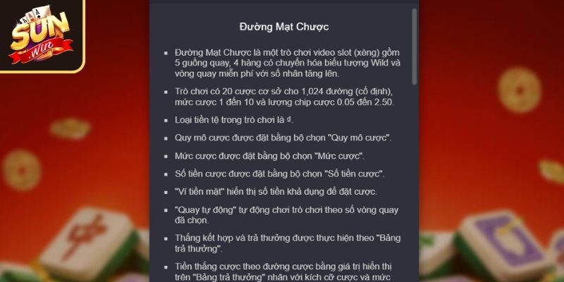Đường Mạc Chược SUNWIN - Game Nổ Hũ Đổi Thưởng Hot Nhất 2025 1 Cập nhật luật chơi Đường Mạc Chược SUNWIN